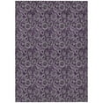 thumbnail image 2 of Addison Rugs Chantille Indoor/Outdoor Transitional Floral Eggplant Washable Rectangle Rug, 3' x 5', 2 of 5