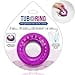 thumbnail image 3 of TUB RING The Ultimate Tub Drain Protector Hair Catcher/Strainer/Snare, Regular - Purple, 3 of 4