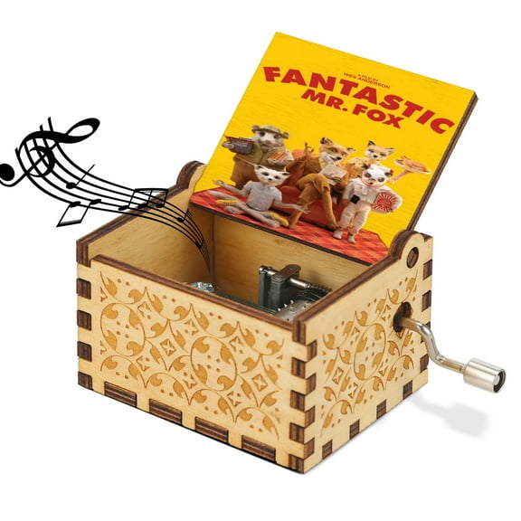 Fantastic Mr. Fox Wooden Music Box.