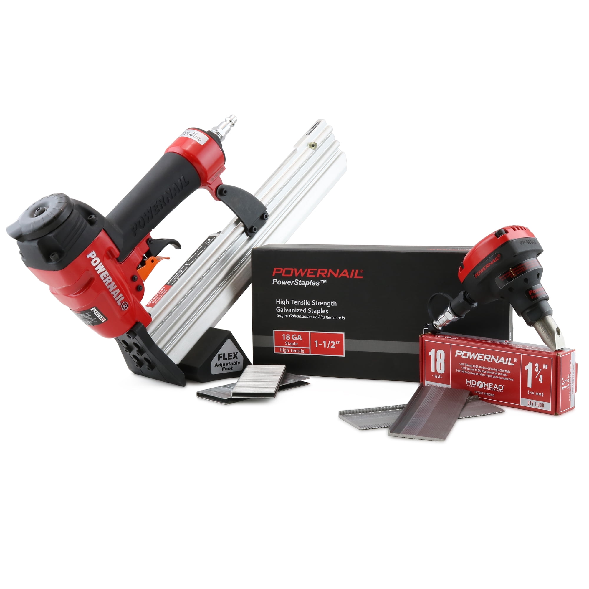 Powernail 18 Gauge 1-1//2/" PowerCleats Box of 1,000 Wood Flooring Nails L150-18