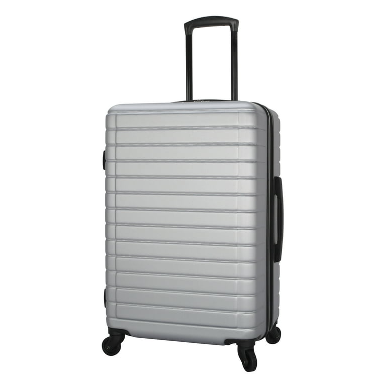 Free Shipping! Protege, 24 Inch Hardside Upright Luggage Silver