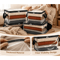 thumbnail image 6 of 2026 New Large Clear Thick Plastic Storage Box With Hinged Lid - Heavy Duty Foldable Organizer Bag, Thick Clear Storage Bin with Sturdy Handles for Home Organization, 6 of 9