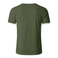 thumbnail image 6 of Pafei Tyugd Pocket Tee Shirts for Men Big And Tall Short Sleeve Shirts Lightweight Breathable Casual Crewneck Summer Basic Tees Army Green 3XL, 6 of 8