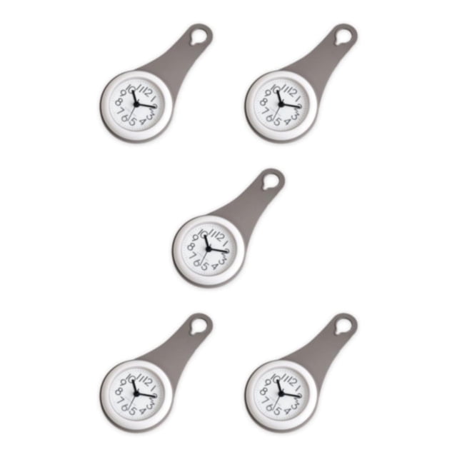 Kearding Reloj de pared con funcionamiento silencioso Grace Space con tiempo pacífico Reloj de pared silencioso gris Type2 NO2