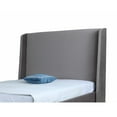 thumbnail image 5 of Manhattan Comfort Parlay Velvet Upholstered Queen Size Bed Frame in Blush Pink, 5 of 6