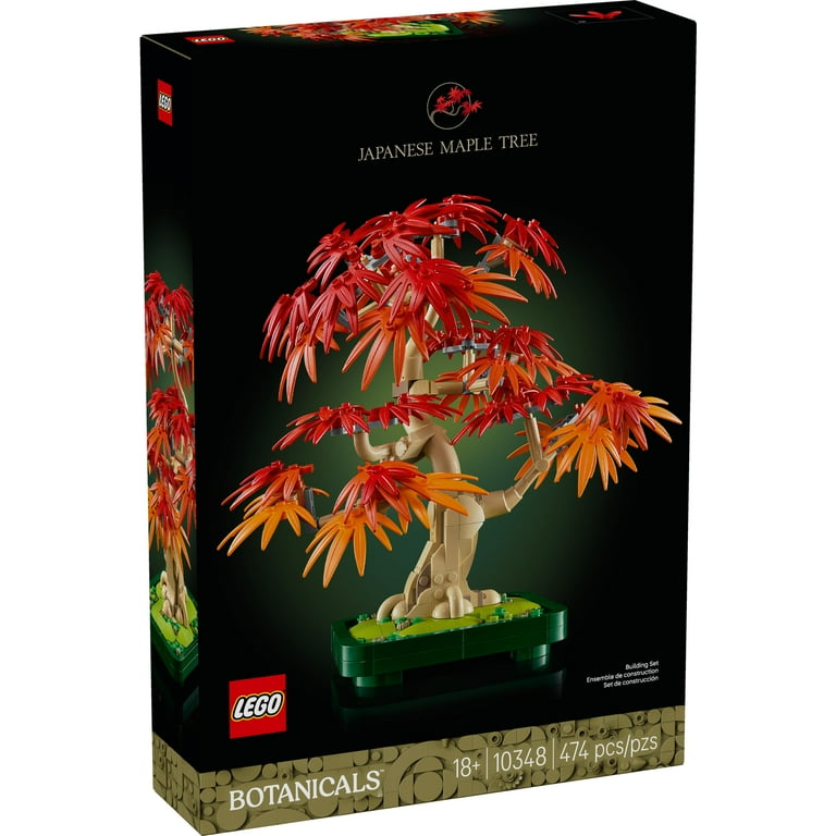 LEGO Botanicals Japanese Red Maple Bonsai Tree Building Kit for