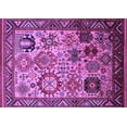 thumbnail image 1 of Ahgly Company Indoor Rectangle Oriental Purple Industrial Area Rugs, 8' x 12', 1 of 4