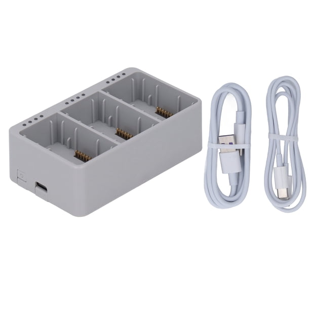 Cargador de batería para drones DJI, concentrador de carga de batería 1 Cargador de batería portátil DJI Cargador de batería DJI Mini Pro Logre más