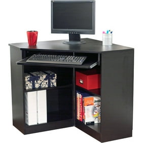 Costway Wooden Corner Desk With Drawer Computer Pc Table Study