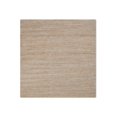 thumbnail image 2 of Rugsotic Carpets Hand Knotted Sumak Jute 6'x6' Square Area Rug Contemporary Ivory J00012, 2 of 6
