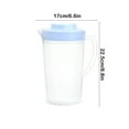 thumbnail image 3 of Yonrjhukm Clear Plastic Pitcher with Lid, Iced Tea, Lemonade, and Beverage Dispenser, Durable Drink Pitcher for Home, Parties, BBQ, and Restaurants, 3 of 6
