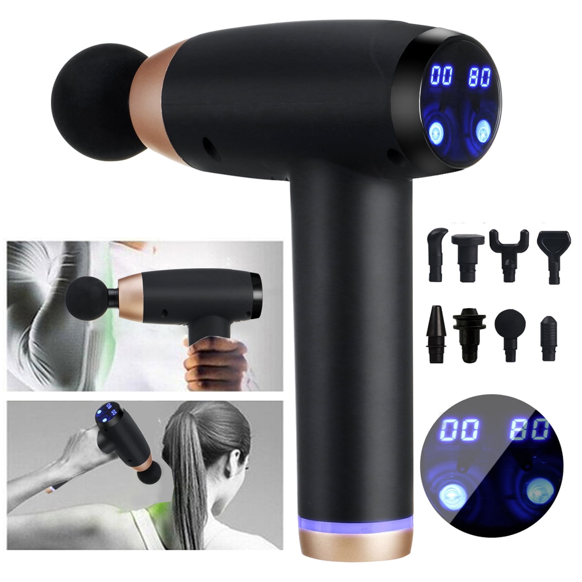 Massage Gun Professional Deep Tissue Massager Handheld Precussion