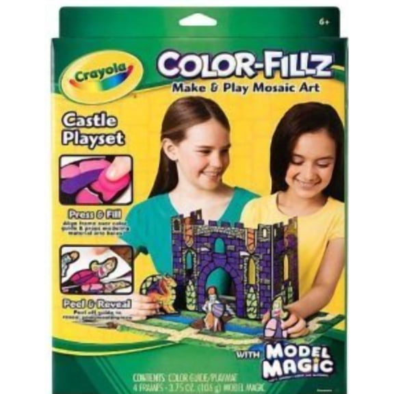 Crayola - Color-Fillz Castle Playset, Includes Model Magic Clay