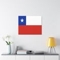 thumbnail image 6 of Chile Country Flag Canvas Vibrant Wall Art Unframed Home Decor, 6 of 13