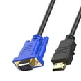 thumbnail image 4 of 24K Gold-plated Hdmi Male To Vga Cable A/V Receivers Video Black Durable Useful, 4 of 8