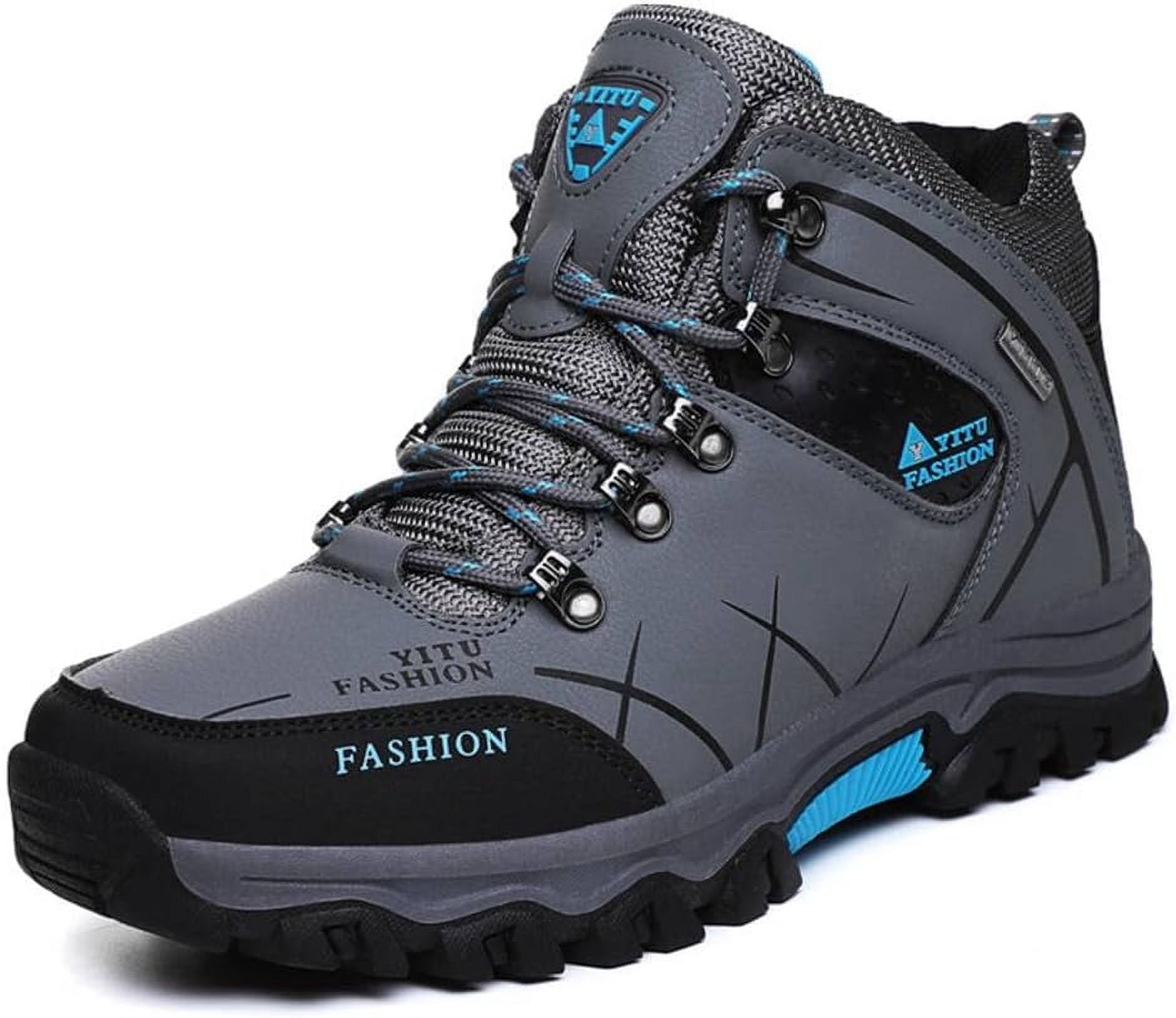 Mens Hiking Boots Non-Slip Outdoor Mid Top Ankle Boot  display picture 3