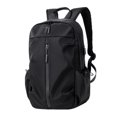 thumbnail image 4 of CRAFTHROU Back to School 1Pc Storage Bag with Side Charging Port Polyester Black Travel Backpack, 4 of 8