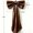 Brown, variant on Giant Bow Decoration, Big Bows for Backdrop, 48x24 Inch Large Decorative Bows for Halloween Christmas Wedding Engagement Birthday Christmas Party Room Decor