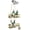 Gold - 2 Tier - Standard, variant on Adjustable Shower Caddy Hanging, Extended Length Organizer Over Shower Head, 3 Tier Long Neck Shower Rack with Soap Holder for Large Storage, Black