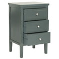 thumbnail image 3 of SAFAVIEH Deniz Classic End Table with 3 Storage Drawers, Steel Teal, 3 of 5