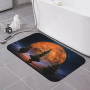 Zen Stones Planet Bath Mats for Bathroom Non-Slip Absorbent Soft Plush Doormat Decor Rugs for Kitchen Bedroom Floor Mat 16x24 in