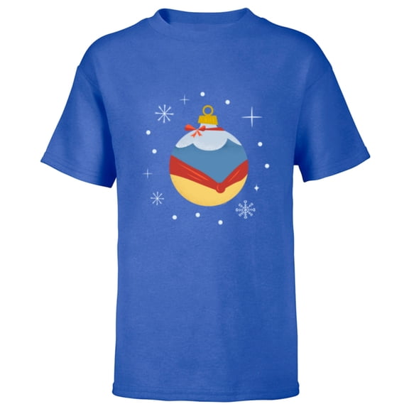 Disney Princess Snow White Holiday Christmas Ornament - Short Sleeve T-Shirt for Kids - Customized-Royal