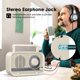 thumbnail image 5 of Radio AM FM portátil Audiocrazy con Bluetooth 5.0 Crema, 5 of 7