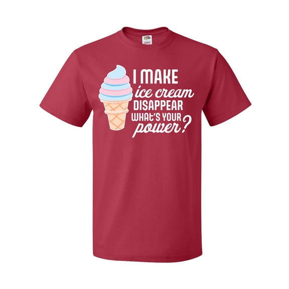 Inktastic I Make Ice Cream Disappear What's Your Power T-Shirt