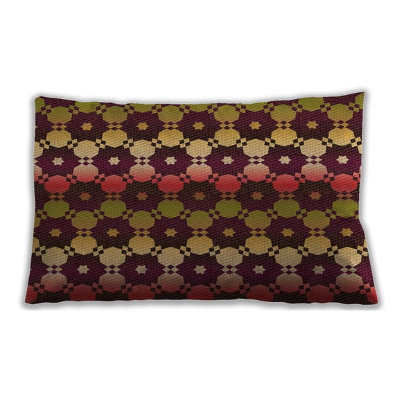 Ahgly Company Indoor Rectangular Contemporary Lumbar Throw Pillow, 13 inch by 19 inch