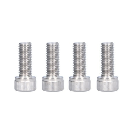 

4Pcs Hex Bolt Socket Cap Screw A2 Stainless Steel 1.25mm Fine Pitch Fastener HardwareM10x25