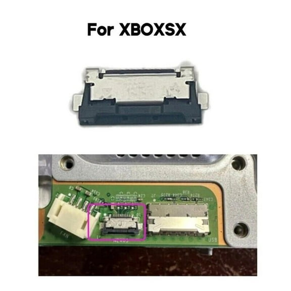 Replacement Game Console Power Eject Button Cable Ribbon FPC Connector Socket for Xbox-Series X