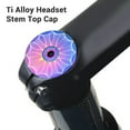 thumbnail image 3 of Lightweight Ti Alloy Headset Top, 28.6mm Stem Cover for Mountain Bike with CNC Processed Screws for Smoother Installation, Enhanced Heat Dissipation for Long Rides, 3 of 7