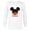 White, variant on Disney Mickey Mouse Red Shorts Icon Primo Familia Spanish- Long Sleeve T-Shirt for Men - Customized-White