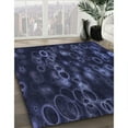 thumbnail image 3 of Ahgly Company Machine Washable Indoor Square Transitional Deep Periwinkle Purple Area Rugs, 6' Square, 3 of 7