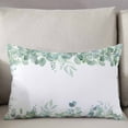 thumbnail image 3 of Eucalyptus Leaf Throw Pillow Cover,Sage Green Spring Botanical Watercolor Plants Rectangle Decorative Pillow Case Protector Soft Cushion Cover Lumbar Pillowcase for Couch Sofa Bedroom Decor 20x36 In, 3 of 8