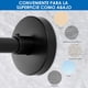 thumbnail image 4 of Barra de baño para cortina extensible 80-140 cm barra angular para cortina de ducha, 4 of 7