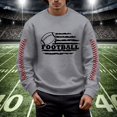 thumbnail image 2 of Chandail en Molleton à Col Rond Imprimé Rugby Automne Hiver pour Hommes, Chaud et Confortable, Mode Sans Capuche, Chandail Décontracté, 2 of 4