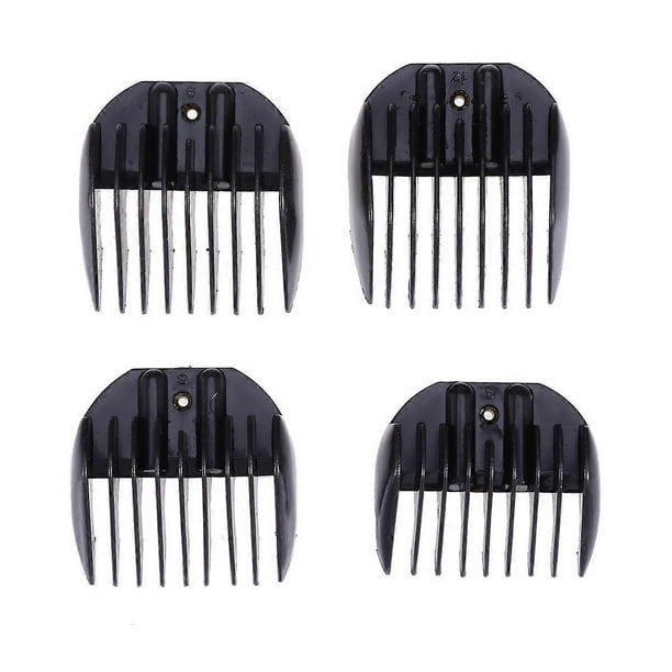 4pcs Hair Clipper Guide Combs Set for Professional Barbers – Durable Barber Accessories Compatible with Standard Trimmers