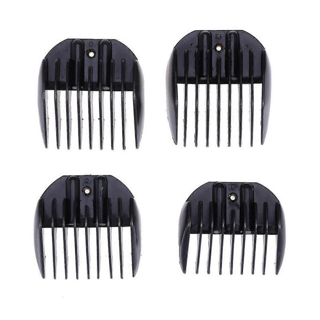 4pcs Hair Clipper Guide Combs Set for Professional Barbers – Durable Barber Accessories Compatible with Standard Trimmers