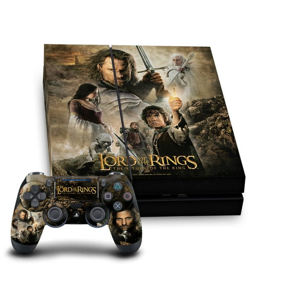 Head Case Designs Officially Licensed The Lord Of The Rings The Return Of The King Posters Main Characters Vinyl Skin Decal Compatible with Sony PS4 Console & Controller