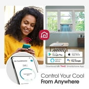 LG 18,000 BTU DOE 1000 sq ft Window Mount Air Conditioners, White
