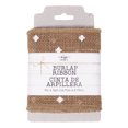 thumbnail image 3 of Love, Laugh, Craft Natural Jute Burlap Ribbon, 5"W x 3-Yd, 4-Pk, Precut, Beige/White, 3 of 12