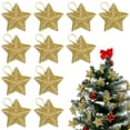 thumbnail image 1 of BRIGHTFUFU 30 PCS GLITTER PENDENTES DE LA ESTRELLA DE NAVIDAD Decoraciones colgantes de navidad, 1 of 7