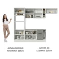 thumbnail image 3 of Cocina Integral Completa Modular Madesa Agata 290cm BG 07, 3 of 5