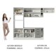 thumbnail image 3 of Cocina Integral Completa Modular Madesa Agata 290cm BG 07, 3 of 5