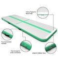 thumbnail image 5 of Topcobe 10 Feet Inflatable Gymnastics Tumbling Mat with Pump, Extra Thick Anti Tear Gymnastics Gym Exercise Aerobics Mats, Green, 5 of 7