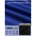 thumbnail image 4 of Cadmus Mens 2-in-1 Dry Fit Running Shorts with Liner, 9" Inseam Gym Basketball Shorts, Deep Pockets,#50, Blue,S, 4 of 9