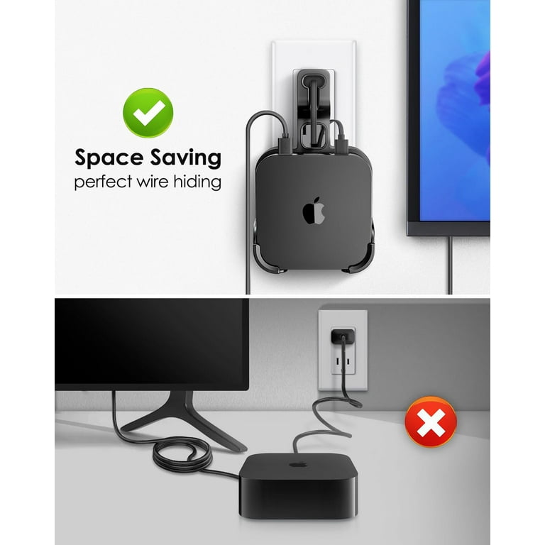 volport Wall Mount for Apple TV: Holder Bracket for Apple TV 4k