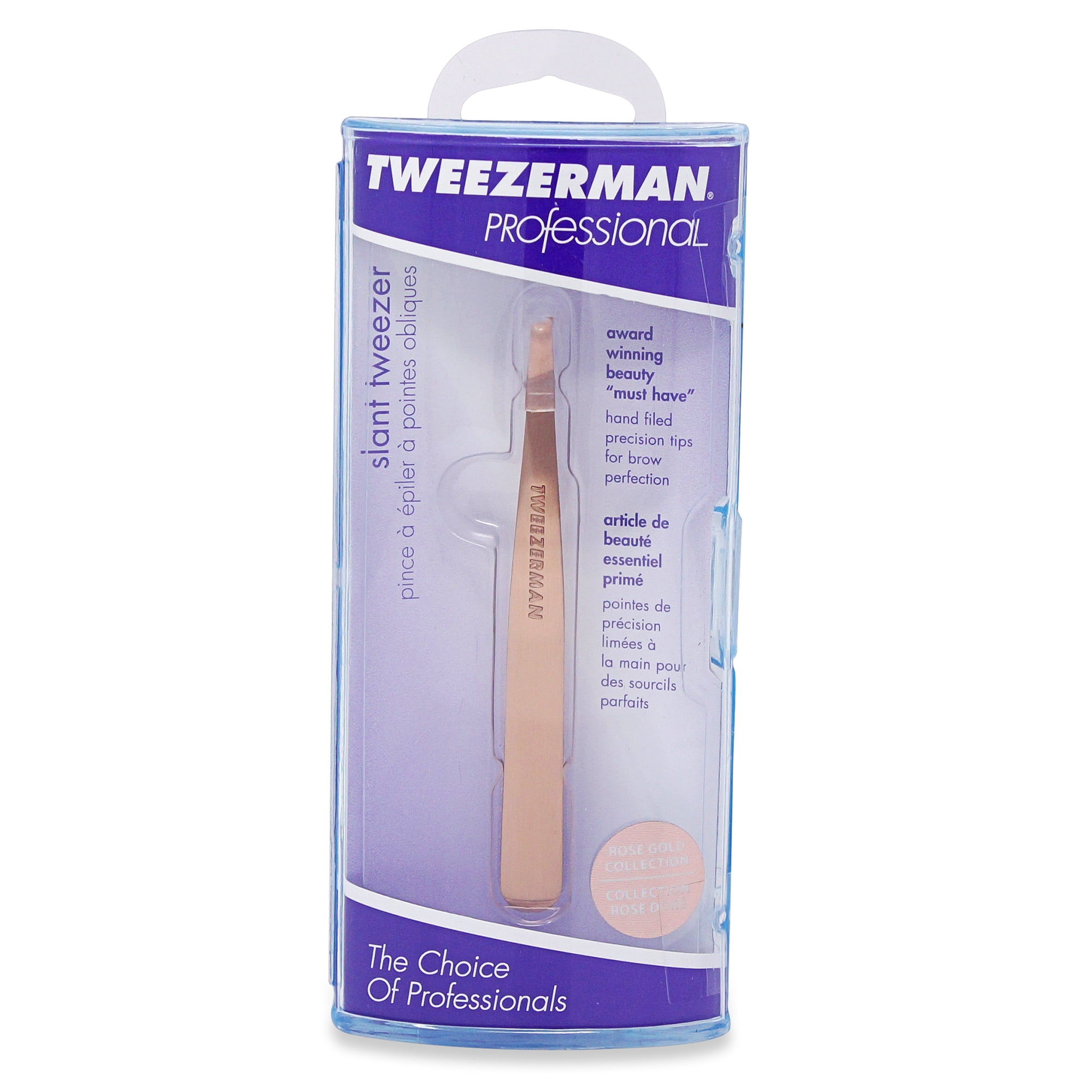 Tweezerman Slant Tweezer, Rose Gold