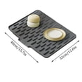 thumbnail image 3 of Alfombrilla de silicona antideslizante para encimera de cocina, ideal para secar platos, cuencos y otros utensilios. Secado rápido e impermeable. Perfecta para organizar la cocina y el hogar., 3 of 7